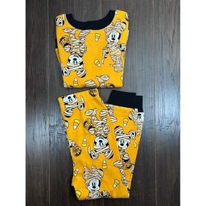 Disney Mickey Mouse Mummy Halloween Pajamas Set Toddler Kids‎ Size 5T
